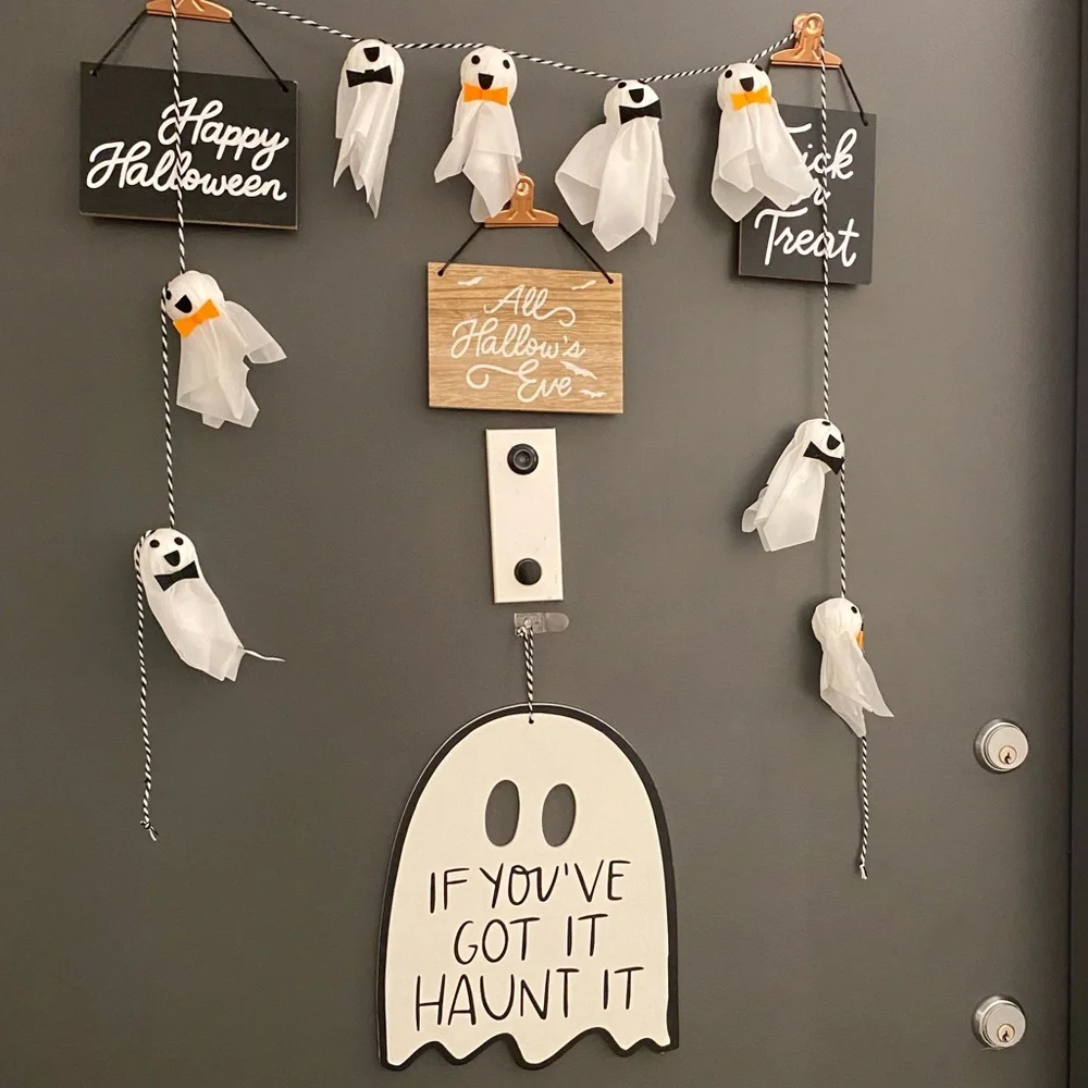 Target Halloween Decor Bundle - Set of 3 Wooden Signs